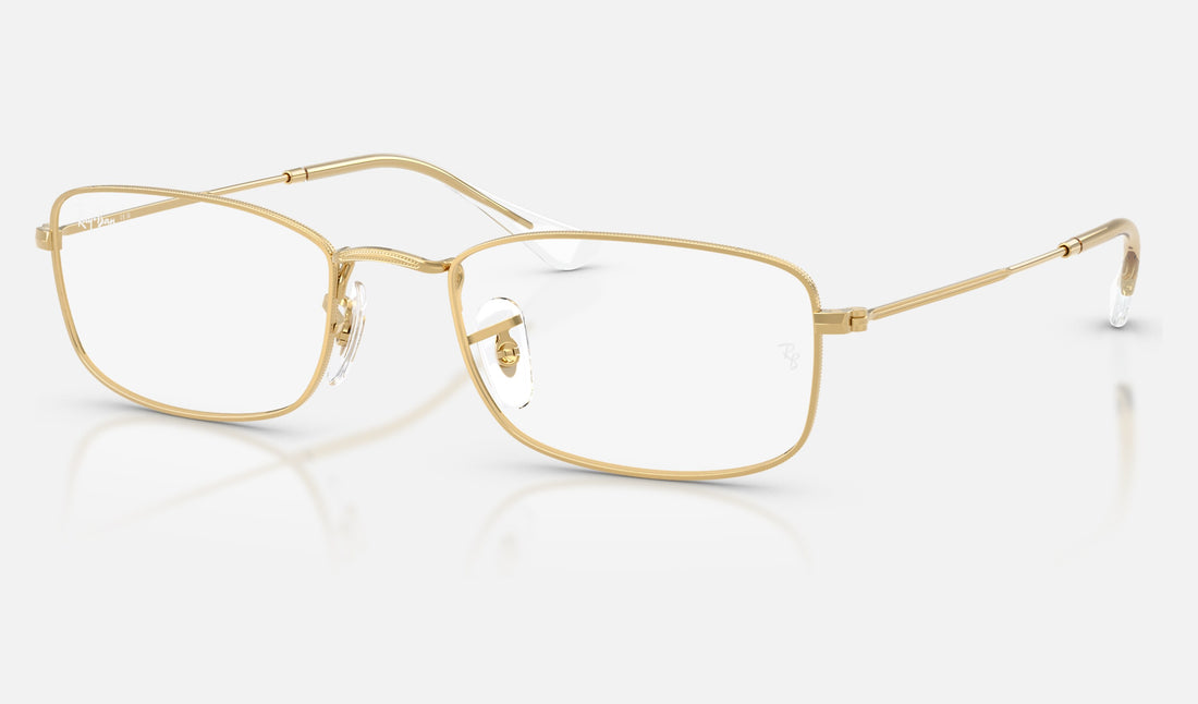 Ray-Ban RX6647 — Arista Gold — quarter view