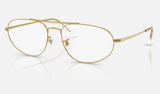 Ray-Ban RX6645 — Legend Gold — quarter view