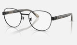 Ray-Ban RX6543 — Black — quarter view