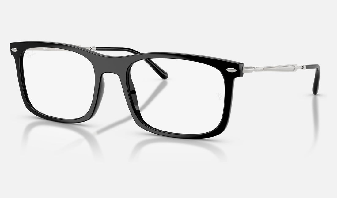 Ray-Ban RX7260 — Black — quarter view