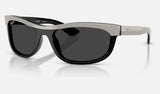 Ray-Ban Balorama RB2489 — Grey on Black / Polarized Black — quarter view