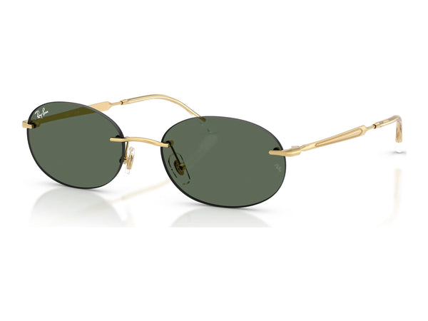 Ray-Ban RB3767 — Arista Gold / Dark Green — quarter view