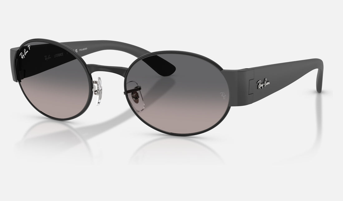 Ray-Ban RB3770 — Black / Grey Gradient Polarized — quarter view