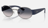 Ray-Ban RB3770 — Gunmetal / Blue Gradient Polarized — quarter view
