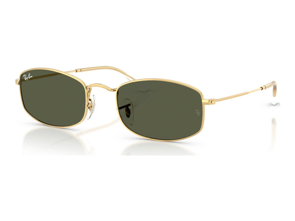 Ray-Ban RB3832 — Arista Gold / Green — quarter view