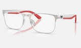 Ray-Ban RX7550 — Silver — quarter view