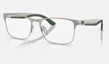 Ray-Ban RX7550 — Gunmetal — quarter view