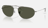 Ray-Ban RB3945 — Gunmetal / Green — quarter view
