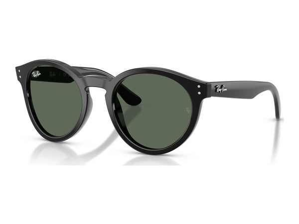 Ray-Ban RBR0505S — Black / Dark Green — quarter view