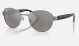Ray-Ban RB3766CH — Gunmetal / Mirror Silver Polarized+ — quarter view