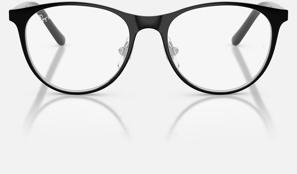 Ray-Ban Junior RY9552V — Black on Silver — front view