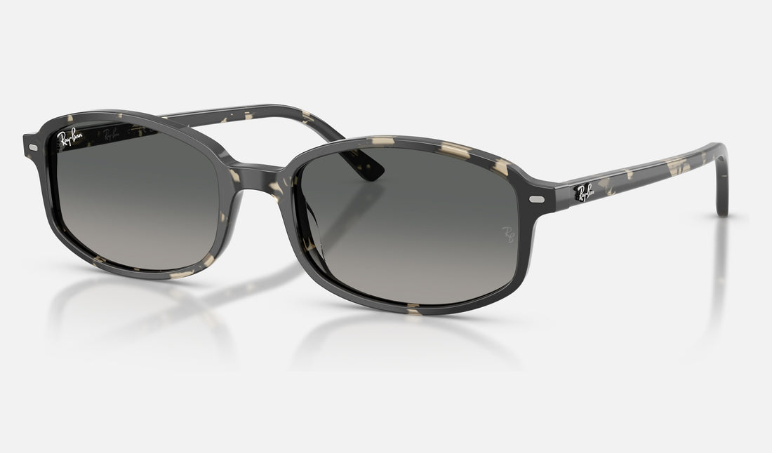 Ray-Ban RB2232F — Grey Havana / Gradient Grey — quarter view