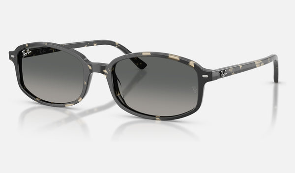 Ray-Ban RB2232F — Grey Havana / Gradient Grey — quarter view