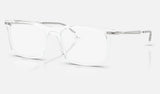 Ray-Ban RX7260F — Transparent — quarter view