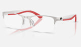 Ray-Ban RX7551 — Silver — quarter view