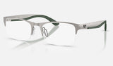 Ray-Ban RX7551 — Gunmetal — quarter view