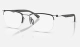 Ray-Ban RX7552 — Black — quarter view