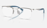 Ray-Ban RX7552 — Gunmetal — quarter view