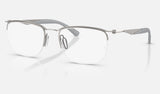 Ray-Ban RX7552 — Gunmetal — quarter view