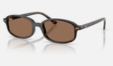 Ray-Ban Junior RJ9132SF — Havana / Dark Brown — quarter view