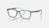 Ray-Ban Junior RY1626D — Transparent Grey — quarter view