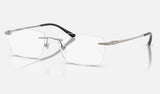 Ray-Ban RX8781D — Gunmetal — quarter view