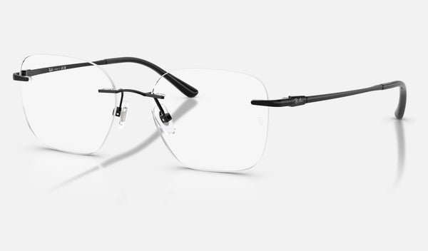 Ray-Ban RX8783D — Black — quarter view