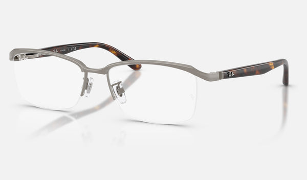 Ray-Ban RX8779D — Brushed Gunmetal — quarter view