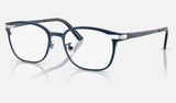 Ray-Ban RX8780D — Matte Dark Blue — quarter view