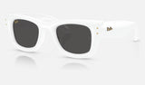 Ray-Ban Wayfarer Puffer RB4940 — White / Ultra Black — quarter view