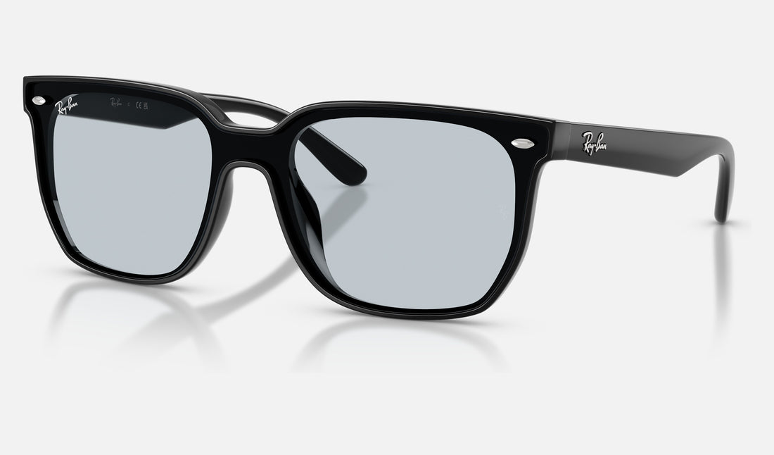 Ray-Ban RB4466D — Black / Light Blue — quarter view
