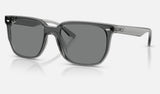 Ray-Ban RB4466D — Transparent Grey / Dark Grey — quarter view