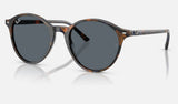 Ray-Ban Bernard RB2230F — Havana Yellow & Blue / Blue — quarter view