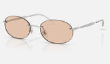 Ray-Ban RB3767 — Silver / Amber — quarter view