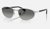 Ray-Ban RB3777 — Silver / Grey Gradient — quarter view