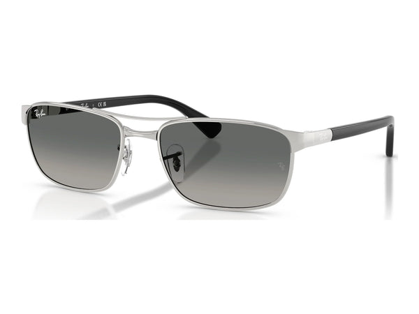 Ray-Ban RB3778 — Silver / Grey Gradient — quarter view