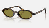 Ray-Ban RB4472 — Havana / Green — quarter view