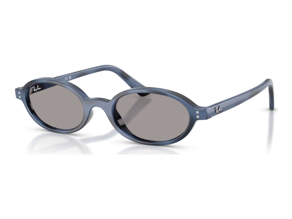 Ray-Ban RB4472 — Blue Havana / Grey — quarter view