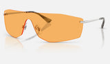 Ray-Ban RB3781 — Silver / Yellow — quarter view
