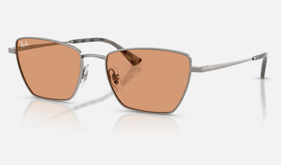 Ray-Ban RB3783 — Gunmetal / Orange — quarter view