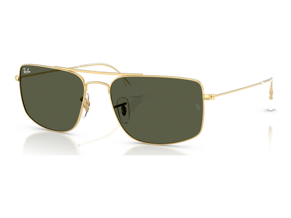 Ray-Ban Explorer 3 RB3779 — Arista Gold / Green — quarter view