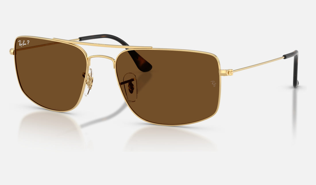 Ray-Ban Explorer 3 RB3779 — Arista Gold / Polarized Brown — quarter view