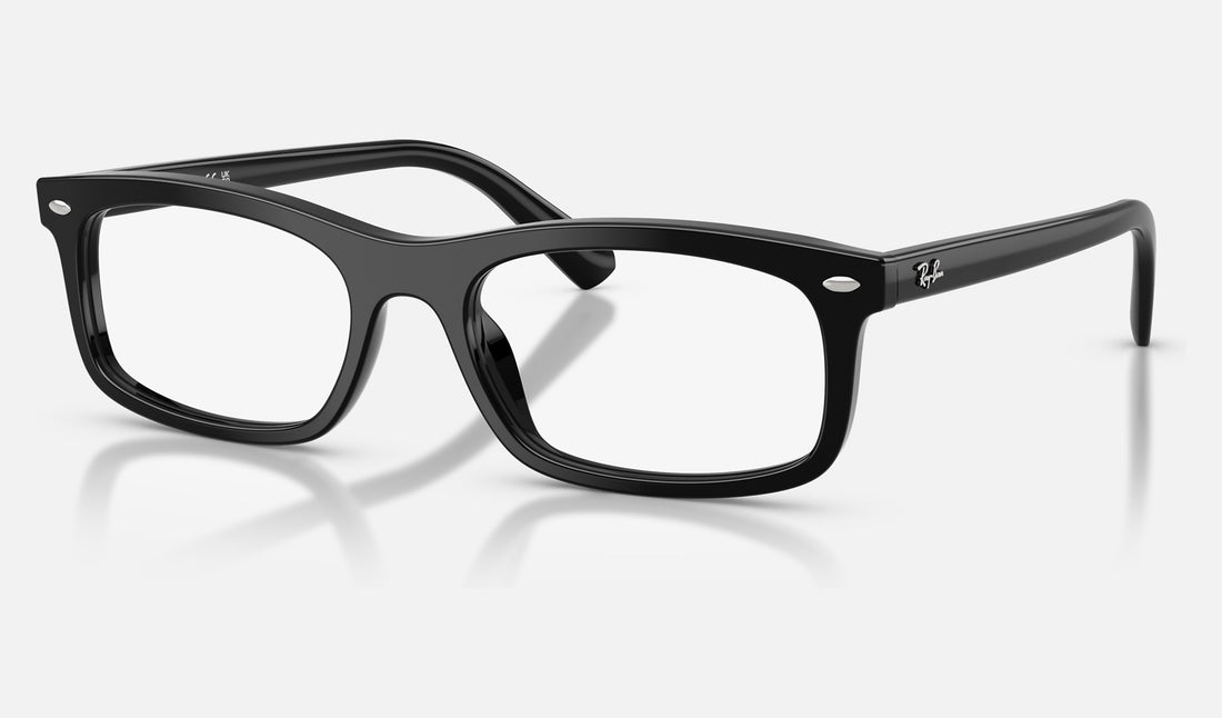 Ray-Ban RX5450 — Black — quarter view