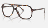 Ray-Ban RX5698 — Havana — quarter view