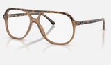 Ray-Ban RX5698 — Havana & Brown — quarter view