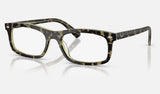 Ray-Ban RX5450 — Havana Green — quarter view