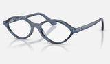 Ray-Ban RX7265 — Blue Havana — quarter view