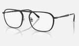 Ray-Ban RX6548 — Black — quarter view