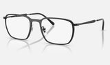 Ray-Ban RX6549 — Black — quarter view