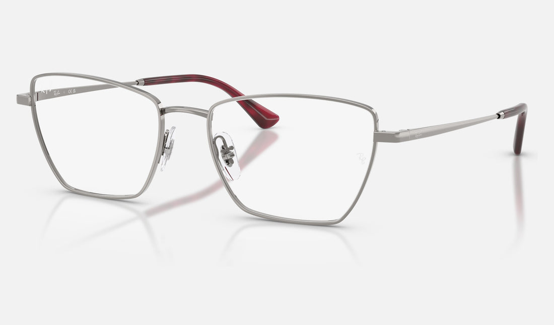 Ray-Ban RX6552 — Gunmetal — quarter view